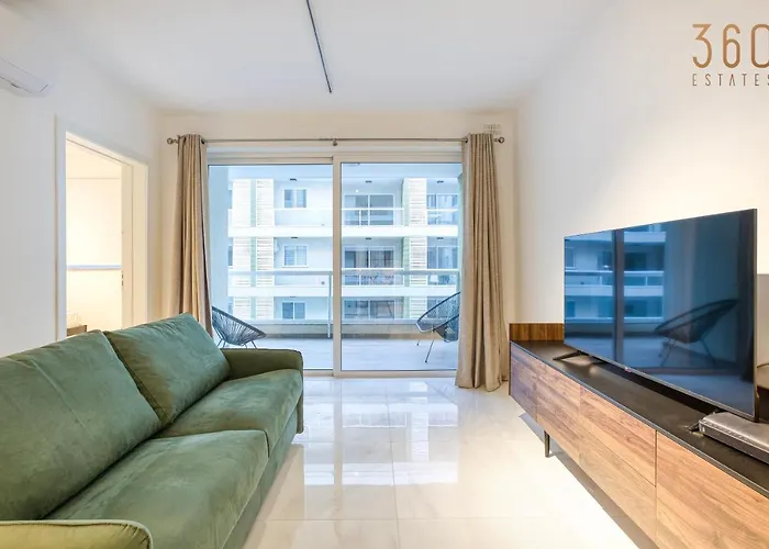 Appartement Modern 2br With Private Terrace & Sofa Bed By 360 Estates San Pawl il-Baħar