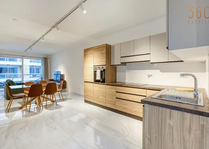 Modern 2br With Private Terrace & Sofa Bed By 360 Estates San Pawl il-Baħar