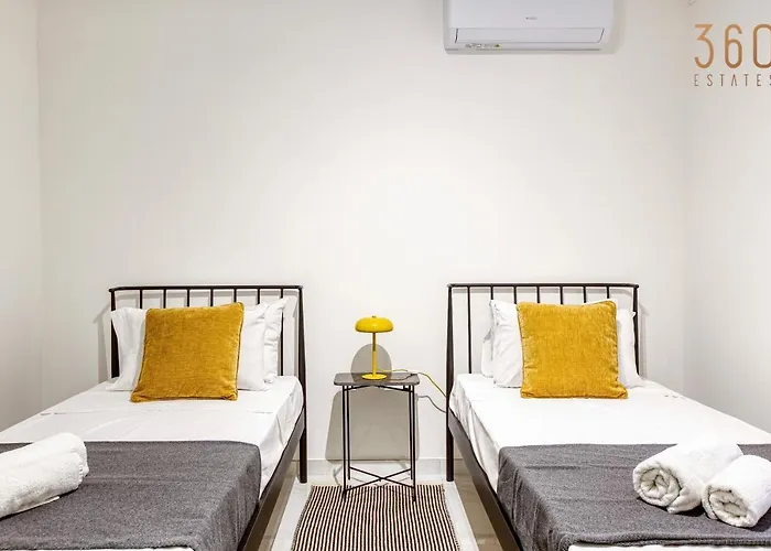 Modern 2br With Private Terrace & Sofa Bed By 360 Estates * San Pawl il-Baħar