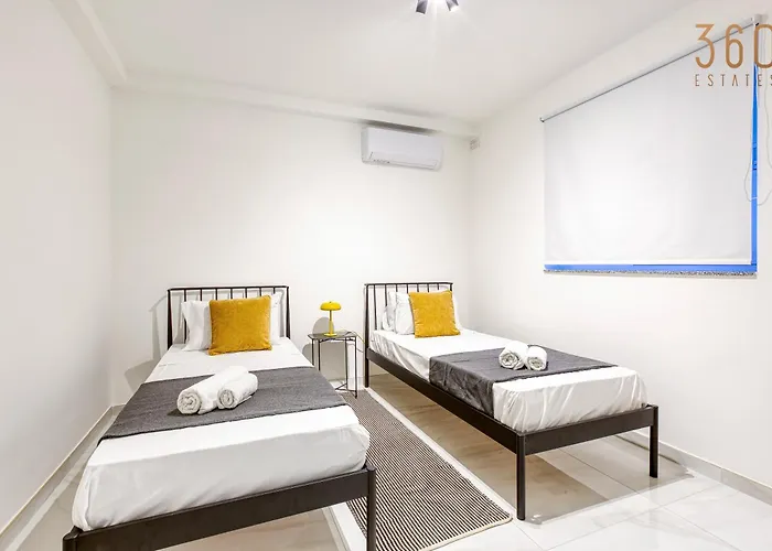 Modern 2br With Private Terrace & Sofa Bed By 360 Estates San Pawl il-Baħar